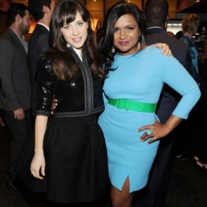 Zooey Deschanel Mindy Kaling upfronts