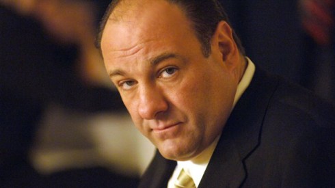 James Gandolfini in his role as Tony Soprano