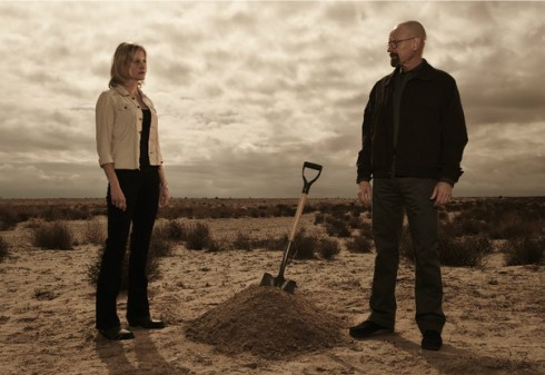 Skyler and Walt Breaking Bad