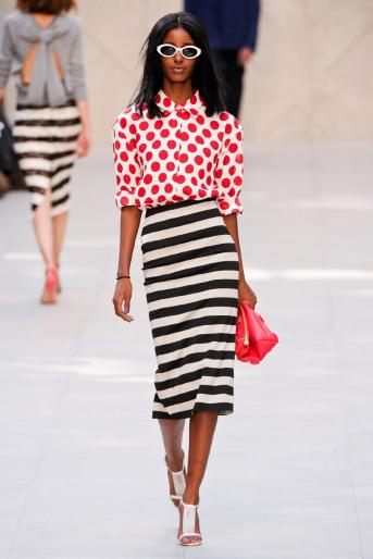 Burberry dots and stripes