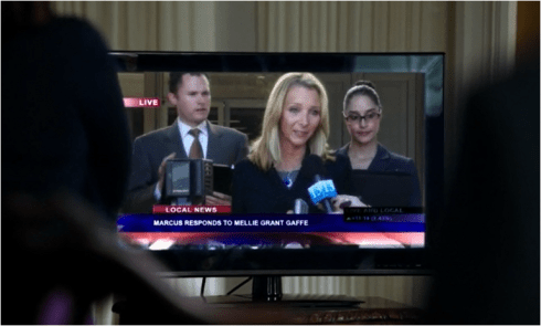 Scandal 3.04 more Kudrow on TV