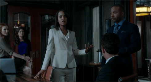 Scandal 3.04 Olivia off white suit