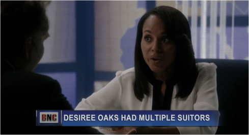 Scandal 3.04 Olivia on TV
