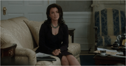 Scandal 3.1 Mellie in black
