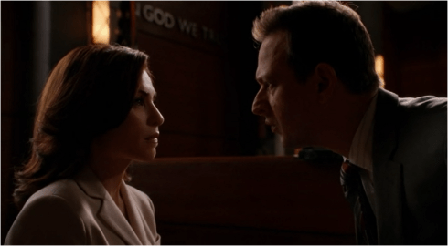 The Good Wife 5.10 yelling