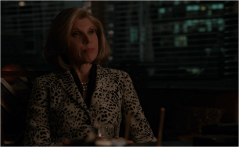 Diane Lockhart Leopard Print 5.11 The Good Wife