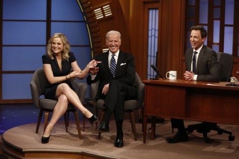 Seth Meyers, Amy Poehler, Joe Biden