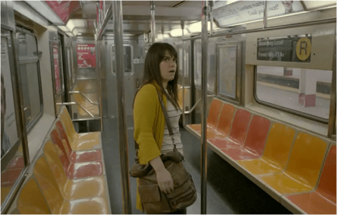Broad City 1.03 mustard cardigan