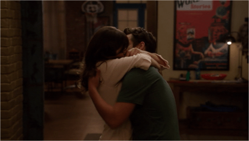 New Girl Cooler Kiss