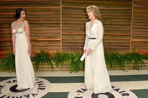 Olivia Munn and Jane Fonda