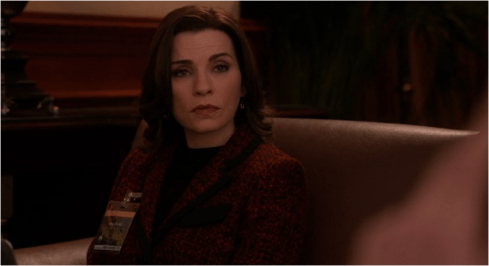 The Good Wife 5.14 red tweed