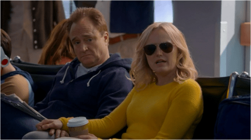 Trophy Wife - yellow sweater