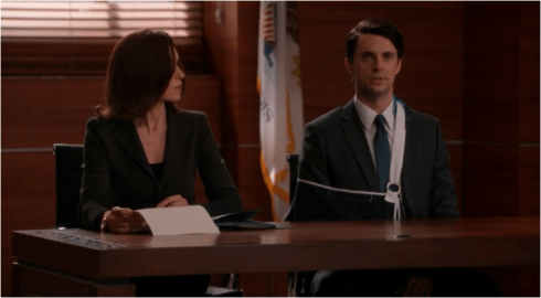 The Good Wife 5.18 Alicia and Finn dark suits
