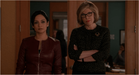 The Good Wife 5.18 Kalinda and Diane