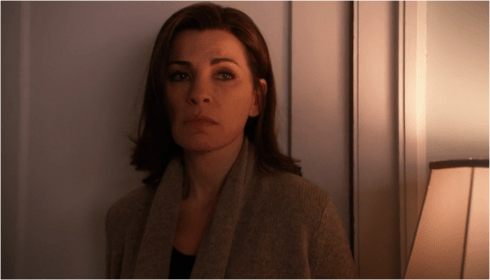 The Good Wife 5.19 teary eyes