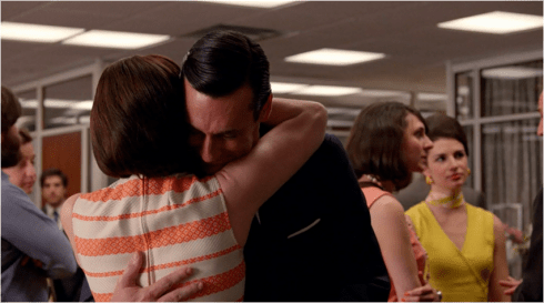 Mad Men 7.07 hug