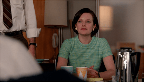 Mad Men 7.07 Peggy mint green