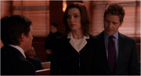 The Good Wife 5.21 Alicia monochrome