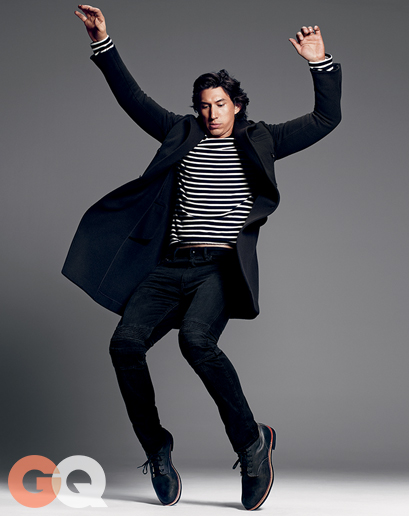 Adam Driver stripes