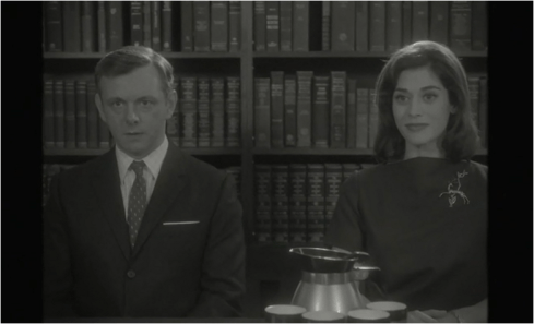 Masters of Sex 2.11 Bill and Virginia on TV