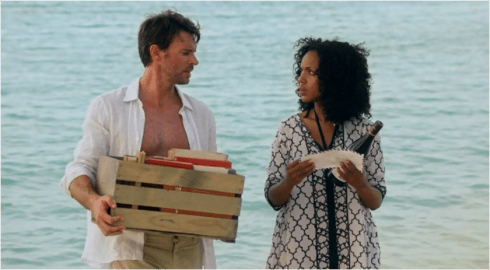 Scandal 4.01 Olivia beach cover up