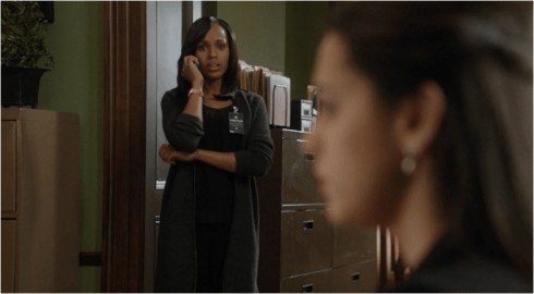 Scandal 4.01long black cardigan