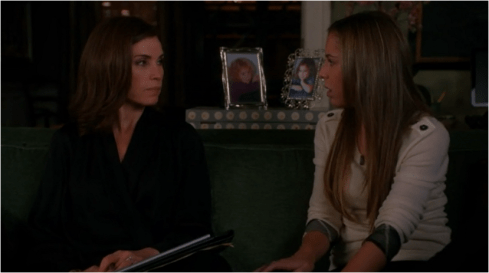 the good Wife 6.06 Alicia and Grace