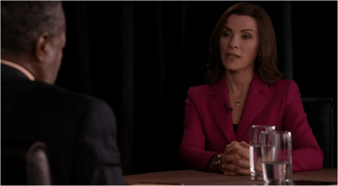 the good Wife 6.06 interview