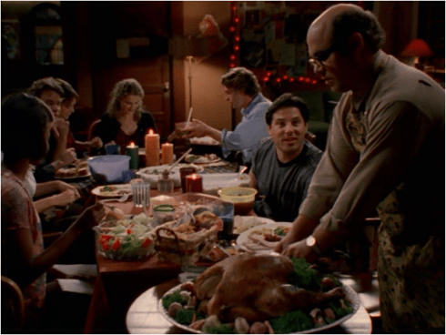 Felicity 1.09 Thanksgiving dinner
