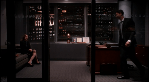 The Good Wife 6.09 finn's office