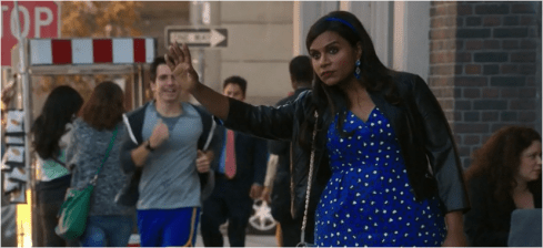 The Mindy Project 3.06 blue dress