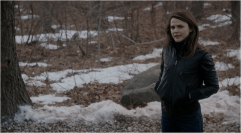 The Americans 2.13 Elizabeth leather jacket