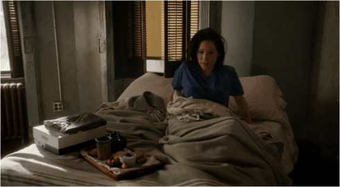 Elementary Joan in bed