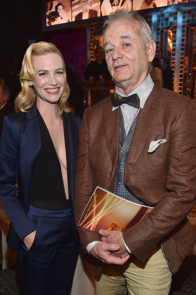 January Jones and Bill Murray