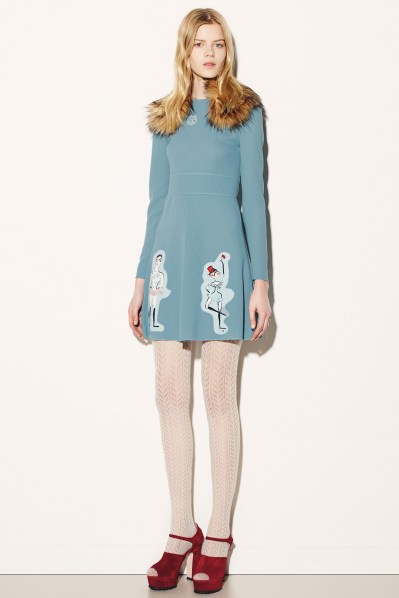 Red Valentino blue dress