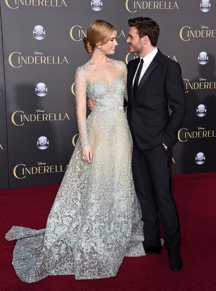 Lily James and Richard Madden Cinderella