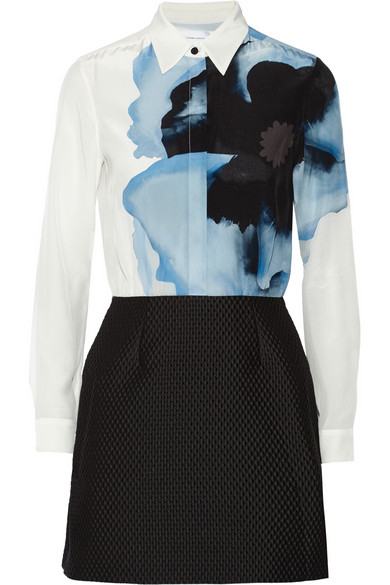 Victoria Beckham contrast shirt dress