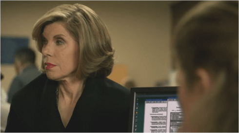 The Good Wife 6.20 black jacket