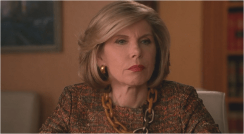 The Good Wife 6.20 Diane statement