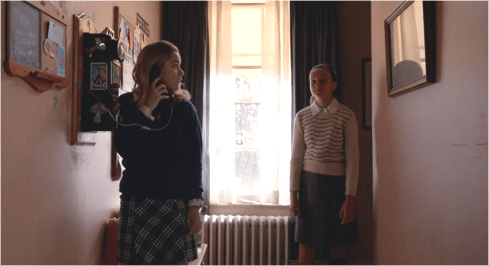 Mad Men 7.14 Sally phone