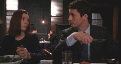 The Good Wife 6.21 Finn and Alicia