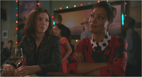 The Good Wife 7.01 bar scene