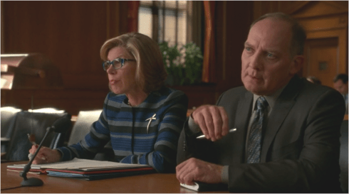The Good Wife 7.01 Diane and David Lee