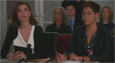 The Good Wife 7.02 Alicia and Quinn