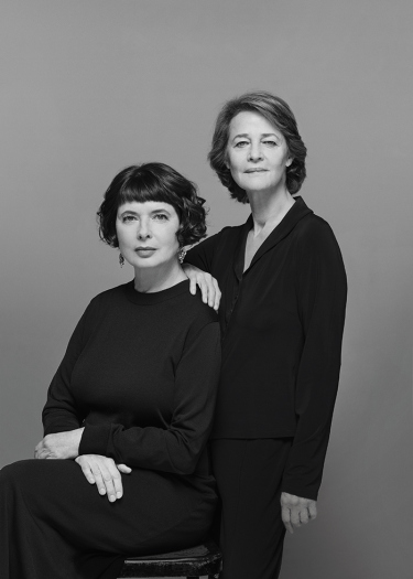 Charlotte Rampling and Isabella Rossellini
