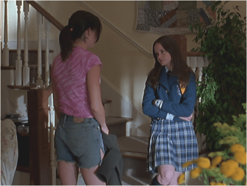 Gilmore Girls 1.02 jorts and plaid