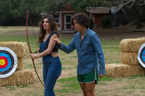 Lake Bell and David Wain in Season 1 of the Netflix original series "Wet Hot American Summer" Credit: Saeed Adyani, Netflix [Via MerlinFTP Drop]