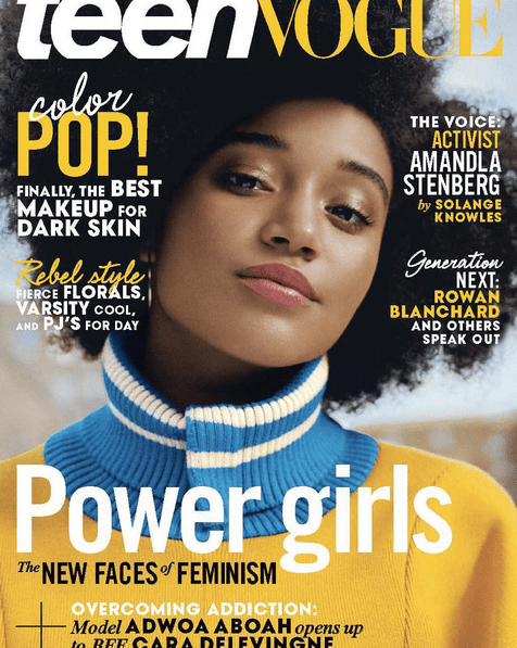 Amandla Stenberg Teen Vogue