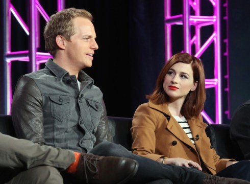 Aya Cash and Chris Geere