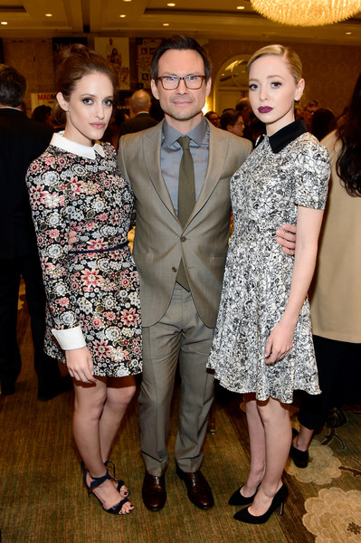 Christian Slater, Portia Doubleday and Carly Chaikin